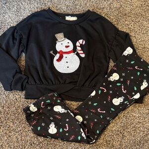 Festive Snowman Kids Outfit
